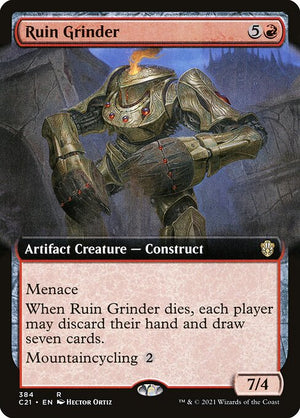 Ruin Grinder (384) [Commander 2021] [Extended Art]