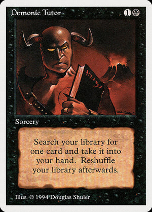 Demonic Tutor (105) [Summer Magic / Edgar]