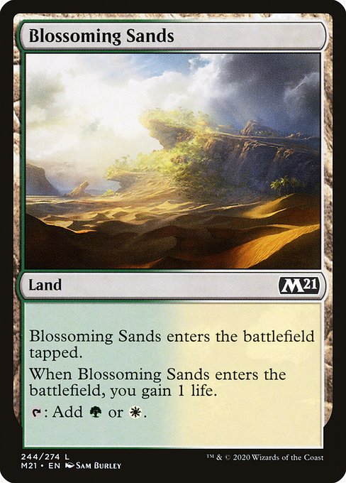 Blossoming Sands (244) [Core Set 2021]