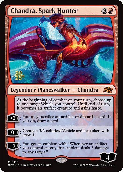Chandra, Spark Hunter (116s) [Aetherdrift Promos]