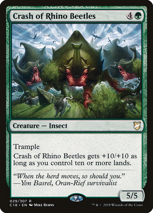 Crash of Rhino Beetles (29) [Commander 2018]