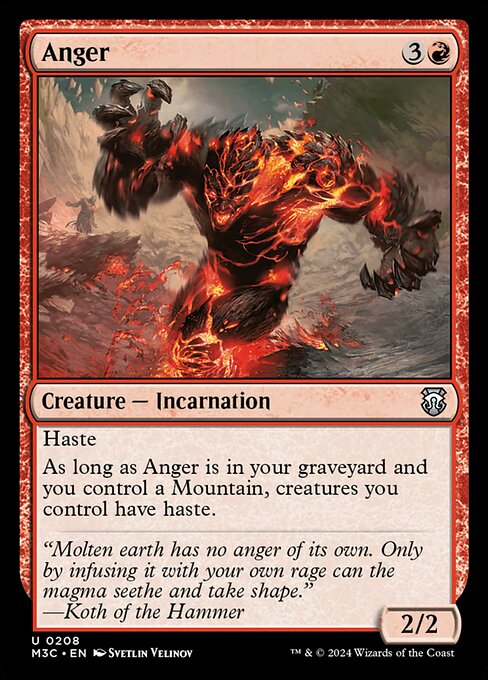 Anger (208) [Modern Horizons 3 Commander]