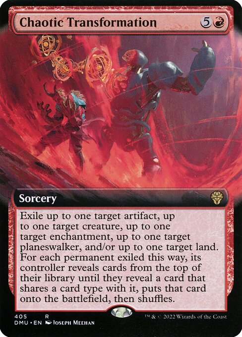 Chaotic Transformation (405) [Dominaria United] [Extended Art]
