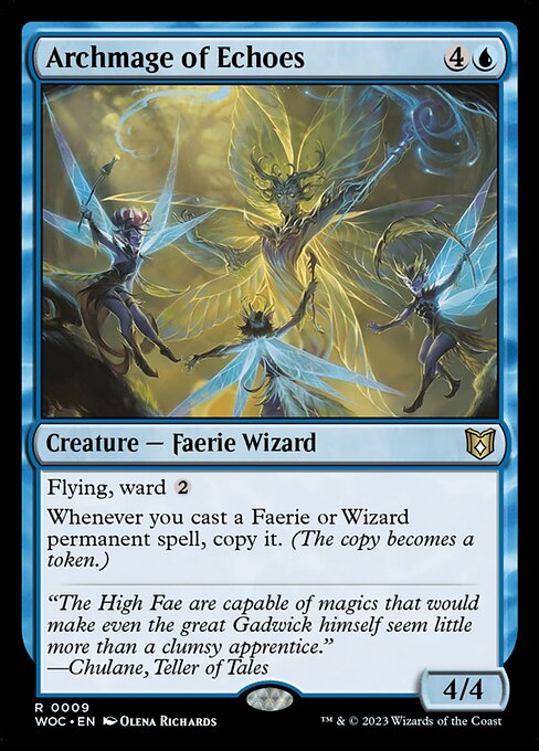 Archmage of Echoes (9) [Wilds of Eldraine Commander]