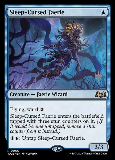 Sleep-Cursed Faerie (66p) [Wilds of Eldraine Promos]