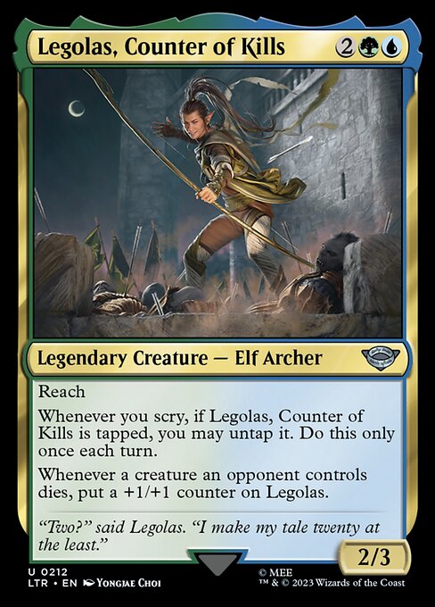 Legolas, Counter of Kills (212) [The Lord of the Rings: Tales of Middle-earth]