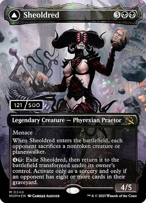 Sheoldred // The True Scriptures (340) [March of the Machine] [Borderless]