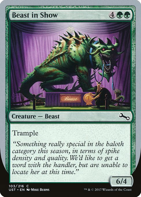 Beast in Show (103c) [Unstable]