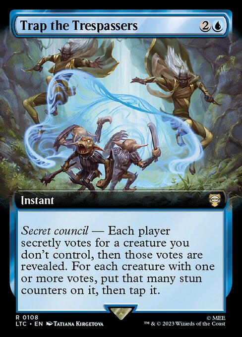 Trap the Trespassers (108) [Tales of Middle-earth Commander] [Extended Art]