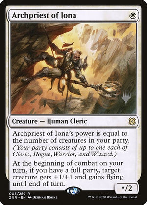 Archpriest of Iona (5p) [Zendikar Rising Promos]