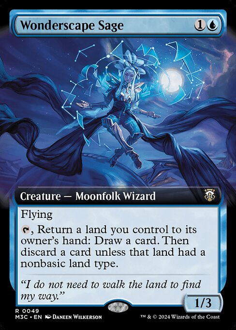 Wonderscape Sage (49) [Modern Horizons 3 Commander]