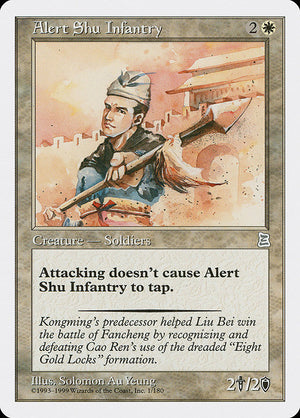 Alert Shu Infantry (1) [Portal Three Kingdoms]