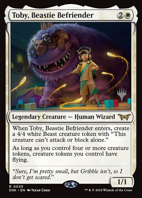 Toby, Beastie Befriender (35p) [Duskmourn: House of Horror Promos]