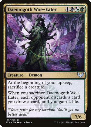 Daemogoth Woe-Eater (175) [Strixhaven: School of Mages]