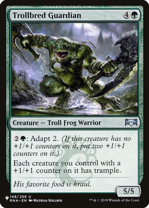 Trollbred Guardian (RNA-148) [The List]