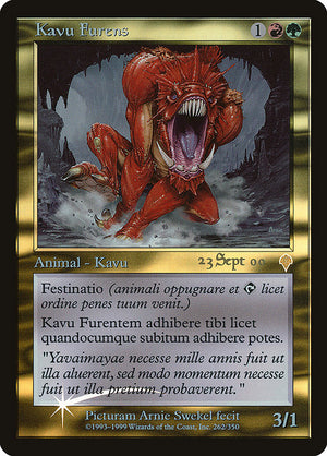 Raging Kavu (262) [Invasion Promos]