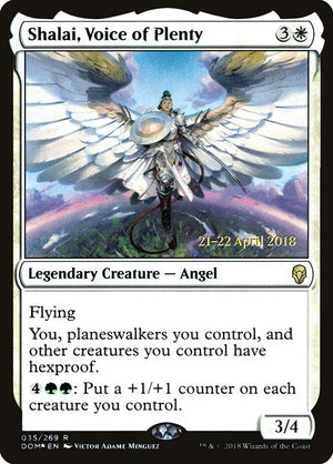 Shalai, Voice of Plenty (35s) [Dominaria Promos]