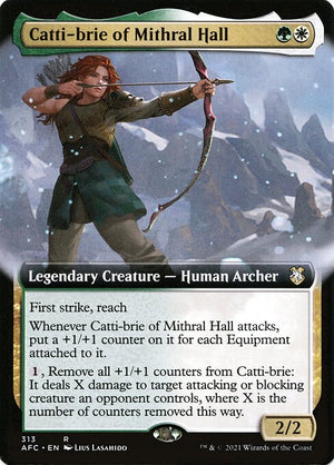 Catti-brie of Mithral Hall (313) [Forgotten Realms Commander] [Extended Art]