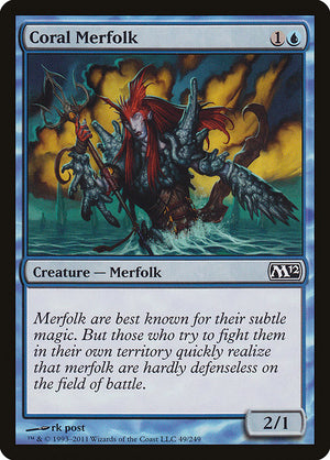 Coral Merfolk (49) [Magic 2012]