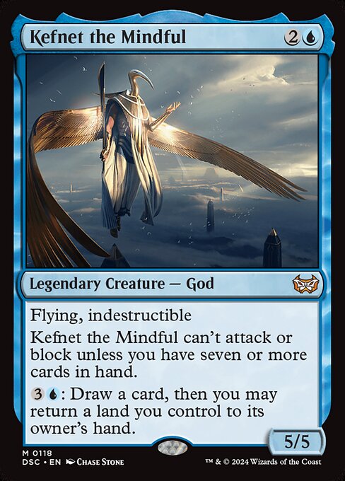 Kefnet the Mindful (118) [Duskmourn: House of Horror Commander]