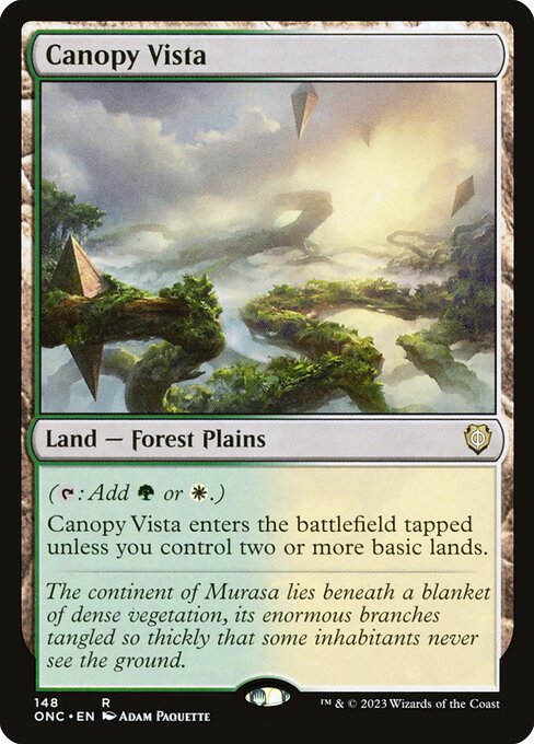 Canopy Vista (148) [Phyrexia: All Will Be One Commander]