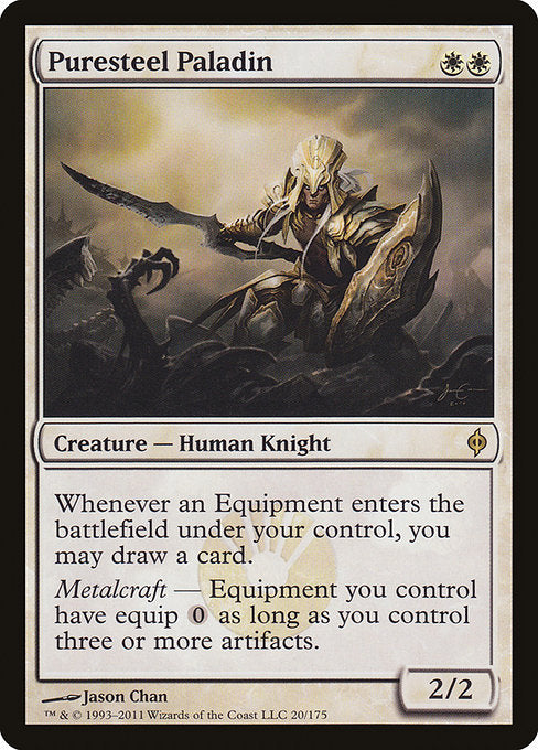 Puresteel Paladin (20) [New Phyrexia]