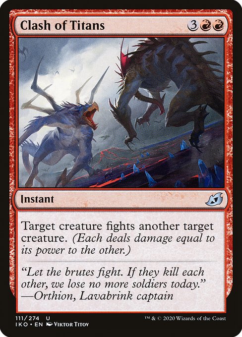 Clash of Titans (111) [Ikoria: Lair of Behemoths]
