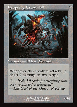 Smoldering Werewolf // Erupting Dreadwolf (465) [Innistrad Remastered] Reverse