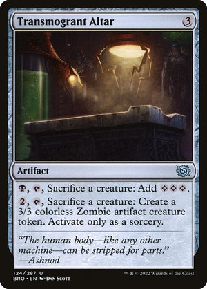 Transmogrant Altar (124) [The Brothers' War]