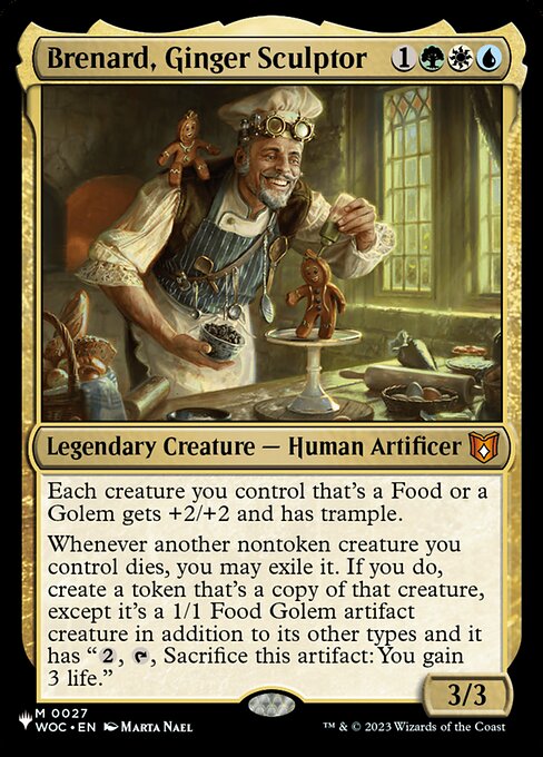 Brenard, Ginger Sculptor (WOC-27) [The List]