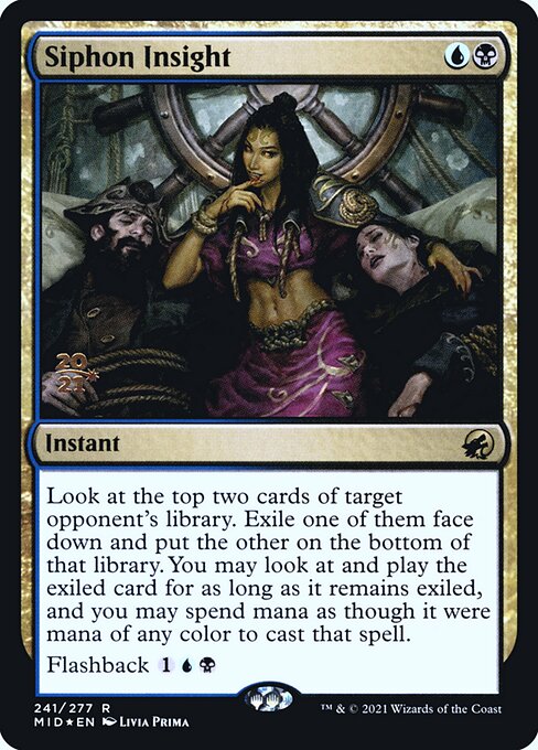Siphon Insight (241s) [Innistrad: Midnight Hunt Promos]