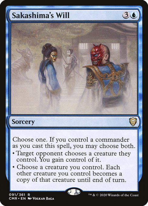 Sakashima's Will (91) [Commander Legends]