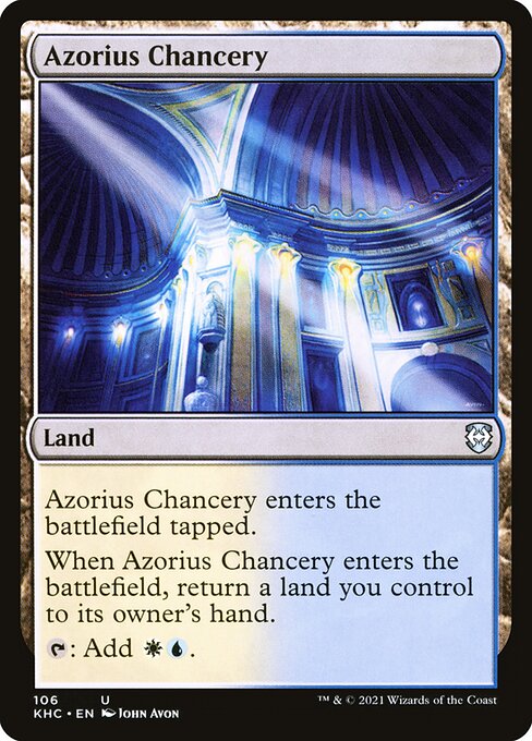Azorius Chancery (106) [Kaldheim Commander]