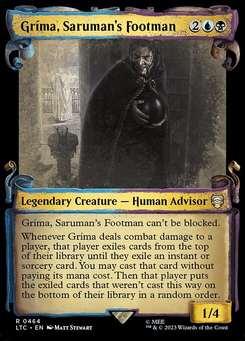 Gríma, Saruman's Footman (464) [Tales of Middle-earth Commander] [Showcase]