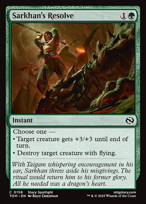Sarkhan's Resolve (158) [Tarkir: Dragonstorm]