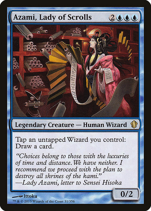 Azami, Lady of Scrolls (31) [Commander 2013]