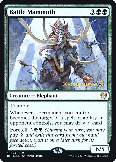 Battle Mammoth (160s) [Kaldheim Promos]