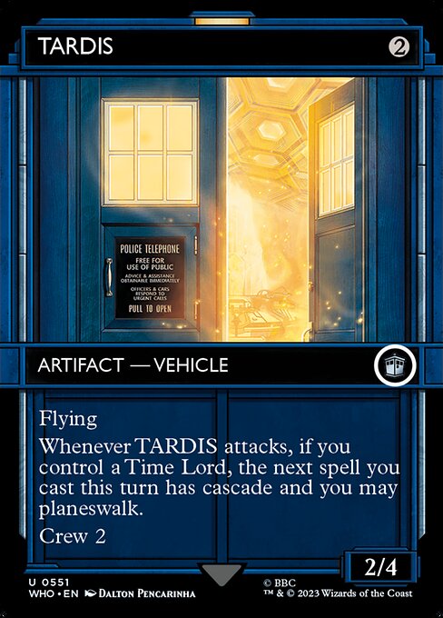 TARDIS (551) [Doctor Who] [Showcase, Borderless]