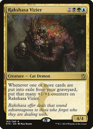 Rakshasa Vizier (193) [Khans of Tarkir]