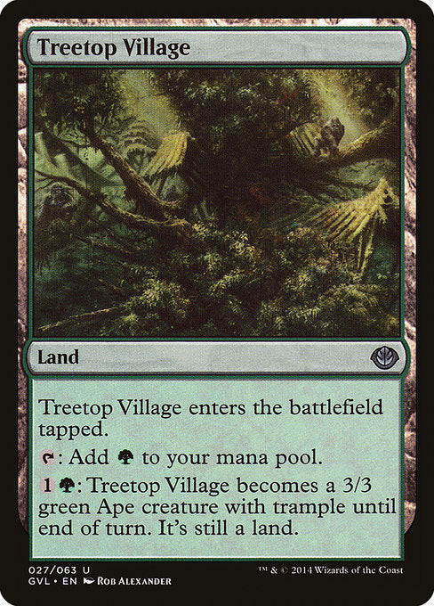 Treetop Village (27) [Duel Decks Anthology: Garruk vs. Liliana]