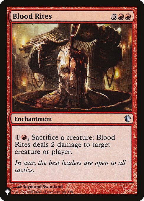 Blood Rites (C13-101) [The List]