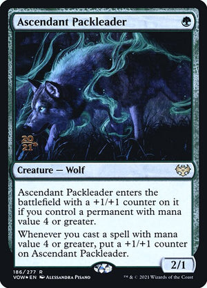 Ascendant Packleader (186s) [Innistrad: Crimson Vow Promos]