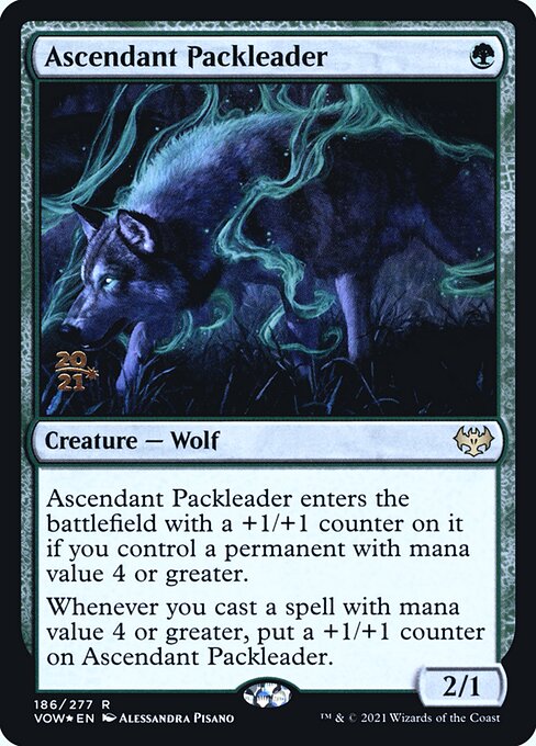Ascendant Packleader (186s) [Innistrad: Crimson Vow Promos]