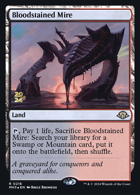 Bloodstained Mire (216s) [Modern Horizons 3 Promos]