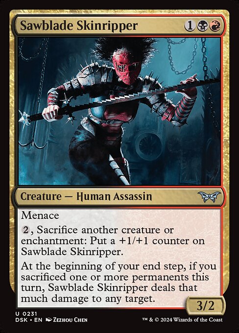 Sawblade Skinripper (231) [Duskmourn: House of Horror]