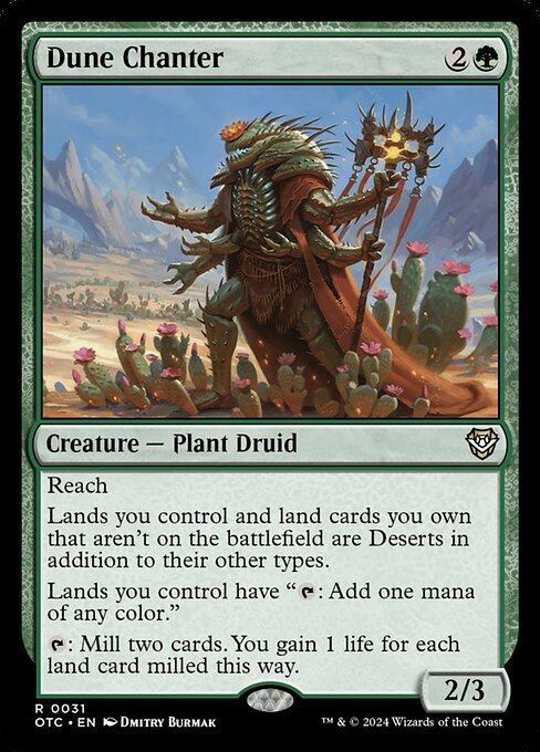 Dune Chanter (31) [Outlaws of Thunder Junction Commander]