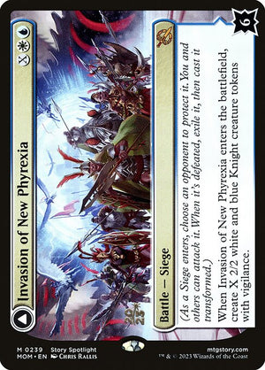 Invasion of New Phyrexia // Teferi Akosa of Zhalfir (239s) [March of the Machine Promos]