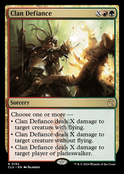 Clan Defiance (182) [Ravnica: Clue Edition]
