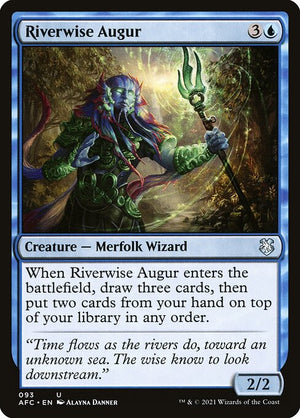 Riverwise Augur (93) [Forgotten Realms Commander]