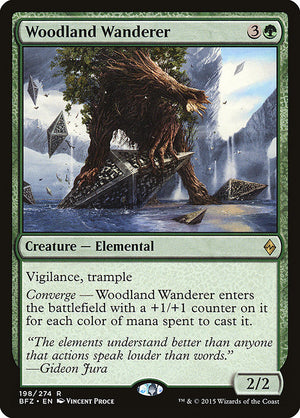Woodland Wanderer (198) [Battle for Zendikar]